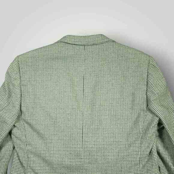 Paul Stuart Blazer Sport Coat Mens 42R Angora Dapper Deconstructed Houndstooth - Picture 10 of 11